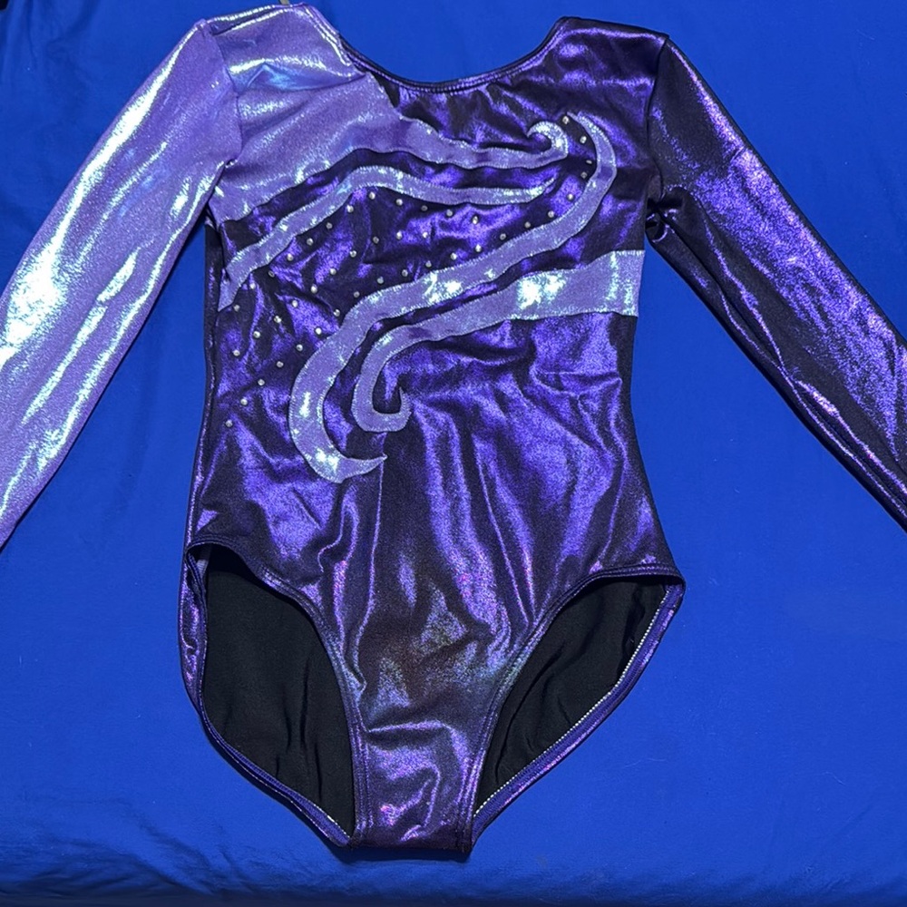 Dazzling Purple Gymnastics Leotard